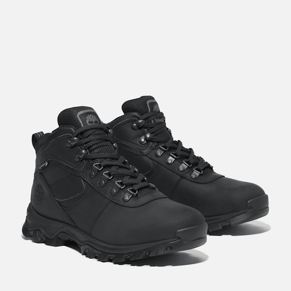 Timberland Mt Maddsen Mid Waterproof Hiking Boot Black Men'S