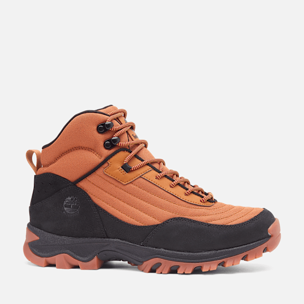 Timberland Mens Mt Maddsen Mid Waterproof Hiking Boot Wheat Mesh
