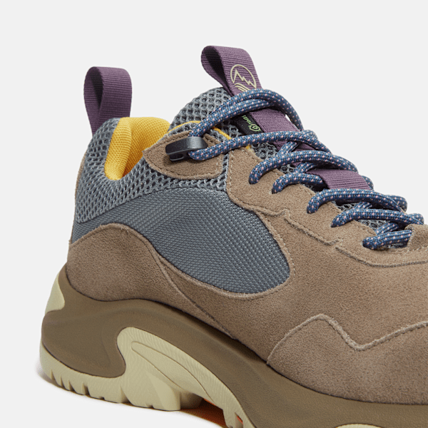 Timberland Mt Maddsen Peak Low Waterproof Hiking Boot Medium Beige Mesh/Grey Men'S