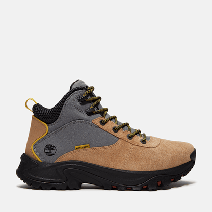 Timberland Mt Maddsen Peak Mid Waterproof Hiking Boot Medium Beige Suede Men'S