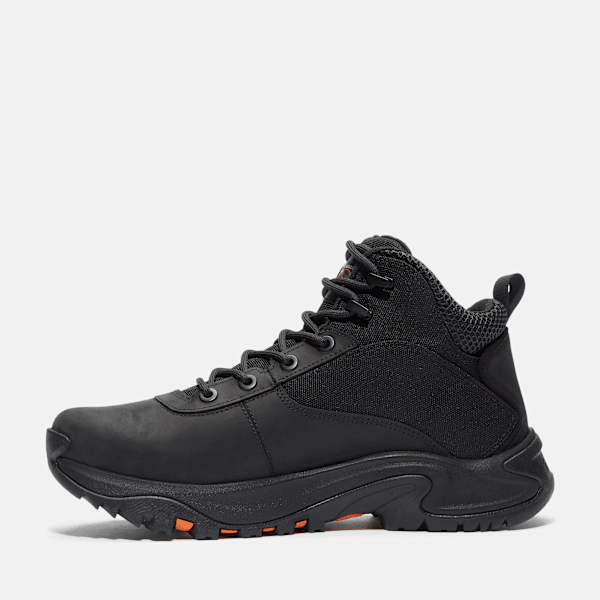 Timberland Mt Maddsen Peak Mid Waterproof Hiking Boot Black Full-Grain Men'S