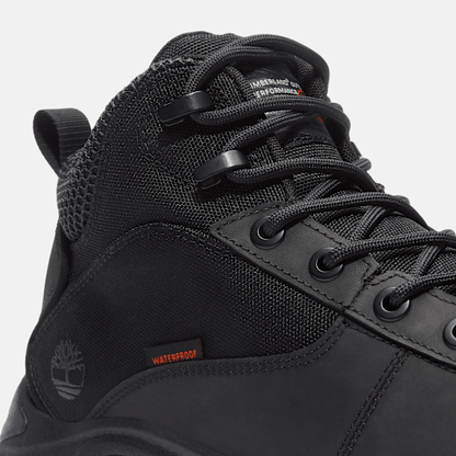 Timberland Mt Maddsen Peak Mid Waterproof Hiking Boot Black Full-Grain Men'S