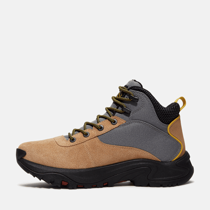 Timberland Mt Maddsen Peak Mid Waterproof Hiking Boot Medium Beige Suede Men'S