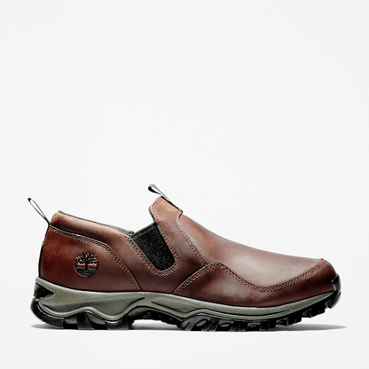 Timberland Mt Maddsen Slip-On Hiking Shoe Dark Brown Full-Grain Men'S