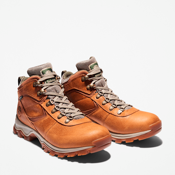 Timberland Mt Maddsen Waterproof Hiking Boot Light Brown Full-Grain Men'S