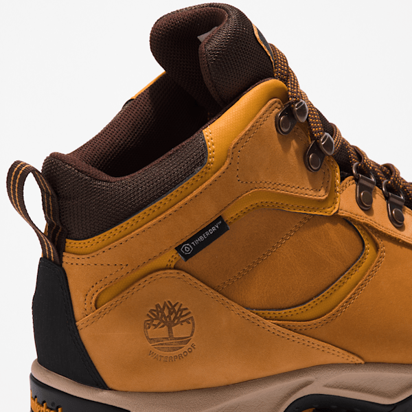 Timberland Mt Maddsen Waterproof Hiking Boot Wheat Nubuck Men'S