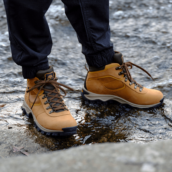Timberland Mt Maddsen Waterproof Hiking Boot Wheat Nubuck Men'S