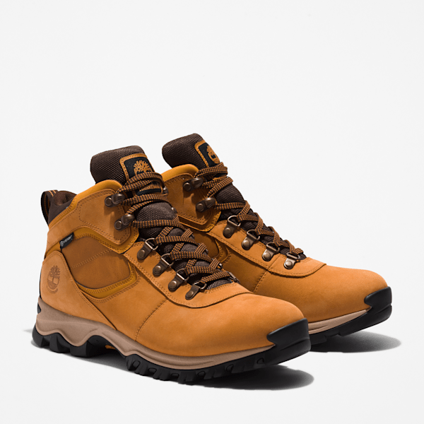 Timberland Mt Maddsen Waterproof Hiking Boot Wheat Nubuck Men'S