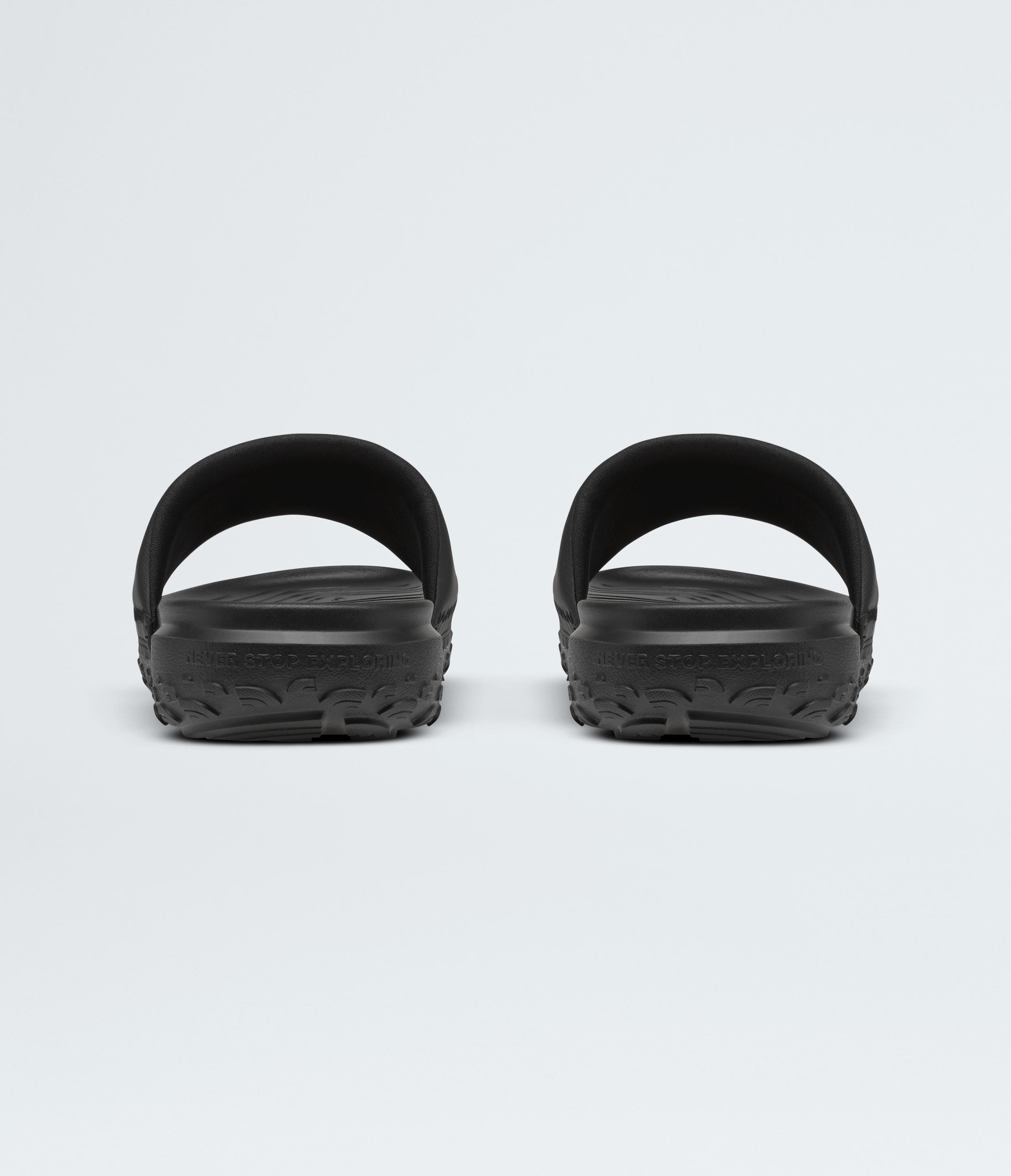 The North Face Mens Never Stop Cush Slides Tnf Black Tnf Black