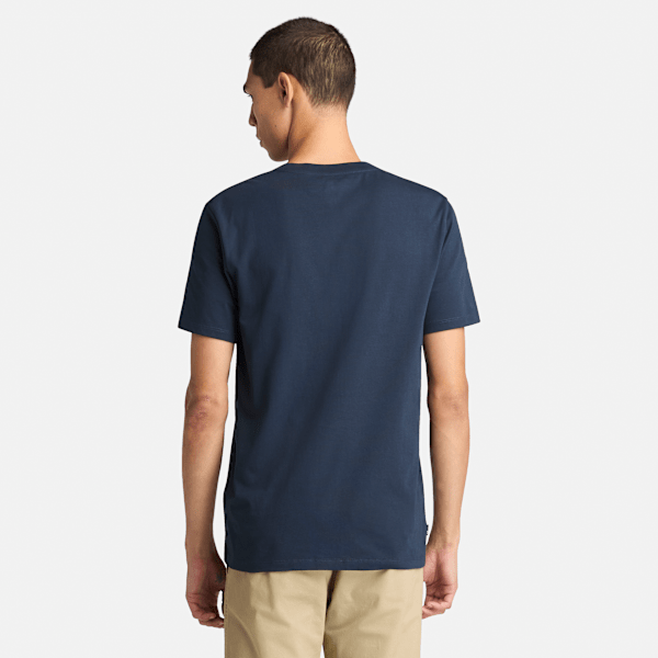 Timberland Northwood Floral T-Shirt Navy Men'S
