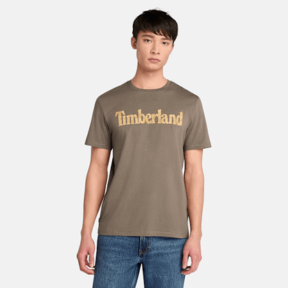 Timberland Northwood Logo Short-Sleeve T-Shirt Medium Brown Men'S