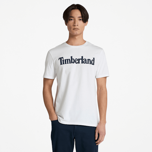 Timberland Northwood Logo Short-Sleeve T-Shirt White Men'S