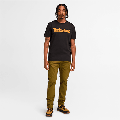 Timberland Northwood Logo Short-Sleeve T-Shirt Black Men'S