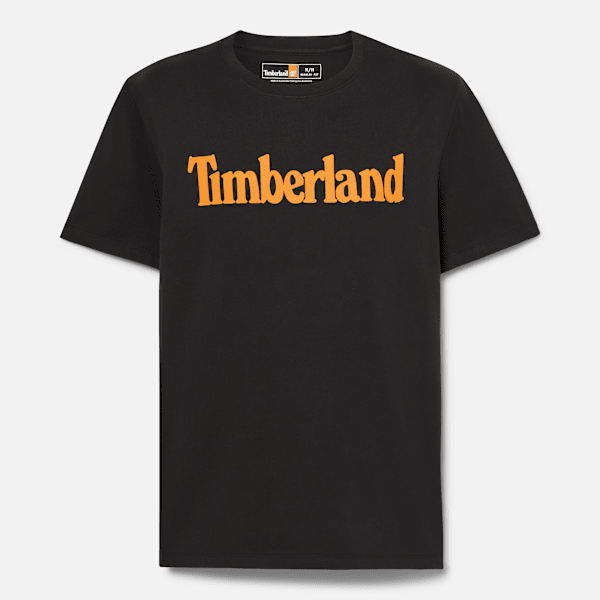 Timberland Northwood Logo Short-Sleeve T-Shirt Black Men'S