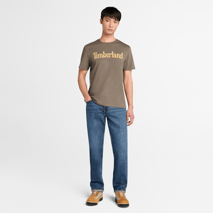 Timberland Northwood Logo Short-Sleeve T-Shirt Medium Brown Men'S