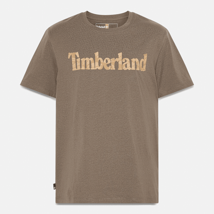 Timberland Northwood Logo Short-Sleeve T-Shirt Medium Brown Men'S