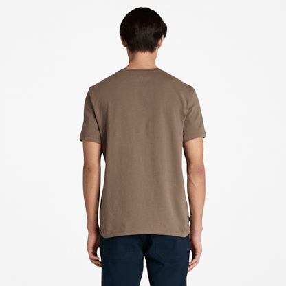 Timberland Northwood Logo Short-Sleeve T-Shirt Medium Brown Men'S