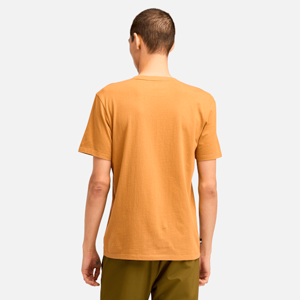 Timberland Northwood Logo Short-Sleeve T-Shirt Wheat Men'S