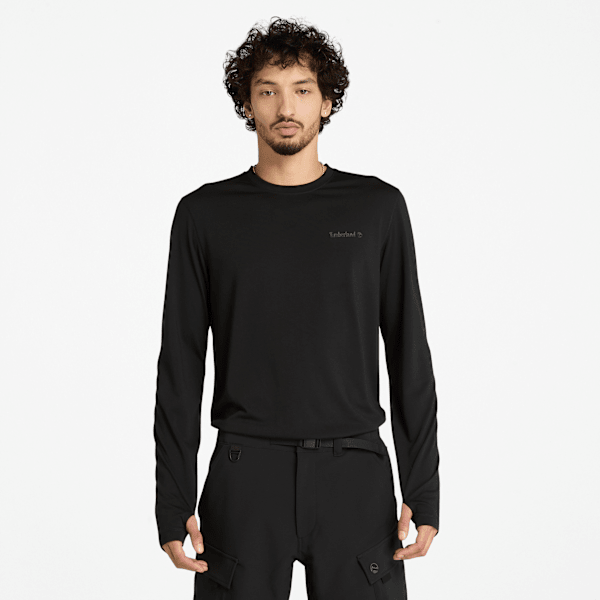 Timberland Outdoor Long Sleeve T-Shirt Black Men'S