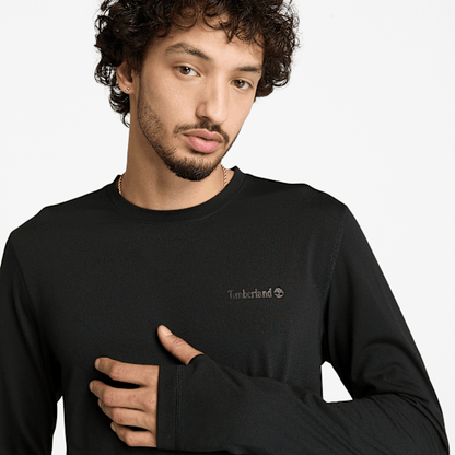 Timberland Outdoor Long Sleeve T-Shirt Black Men'S