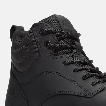 Timberland Mens Parker Street High-Top Sneaker Black Full-Grain