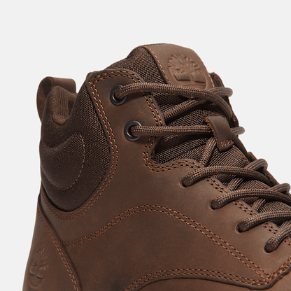 Timberland Mens Parker Street High-Top Sneaker Dark Brown Full-Grain