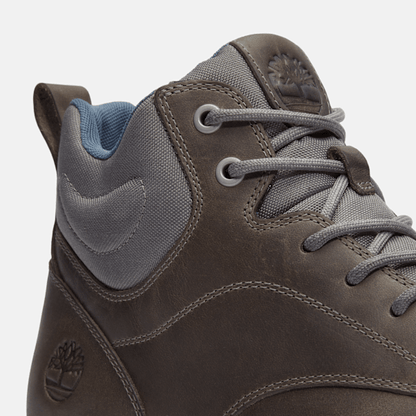 Timberland Mens Parker Street High-Top Sneaker Dark Grey Full-Grain