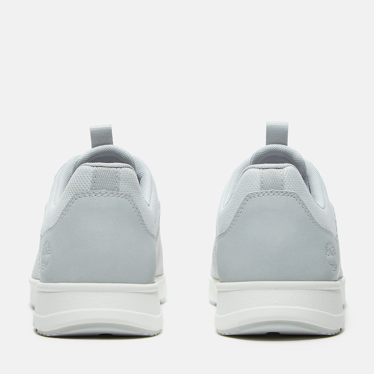 Timberland Men'S Parker Street Low Lace-Up Sneaker Light Grey Knit