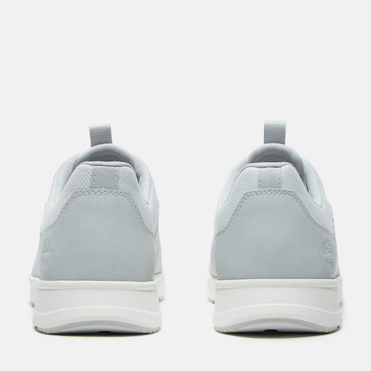 Timberland Men'S Parker Street Low Lace-Up Sneaker Light Grey Knit