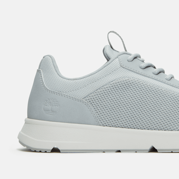 Timberland Parker Street Low Lace-Up Sneaker Light Grey Knit Men'S