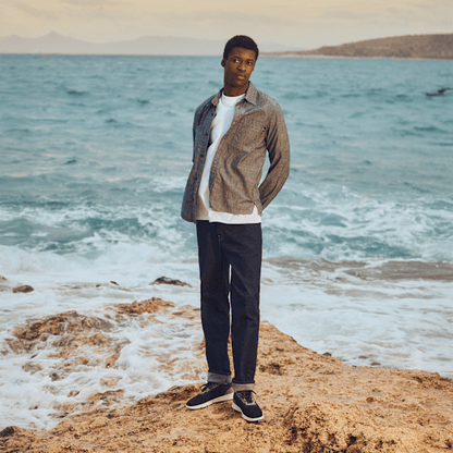 Timberland Parker Street Low Lace-Up Sneaker Black Knit Men'S