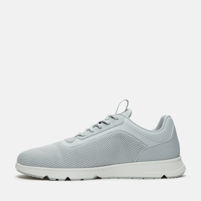Timberland Parker Street Low Lace-Up Sneaker Light Grey Knit Men'S