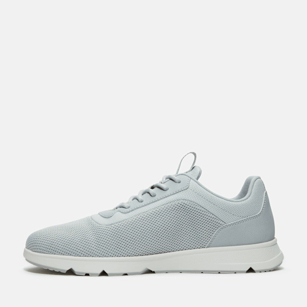 Timberland Parker Street Low Lace-Up Sneaker Light Grey Knit Men'S