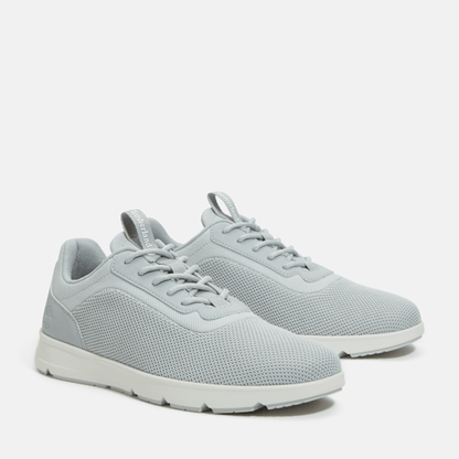 Timberland Parker Street Low Lace-Up Sneaker Light Grey Knit Men'S