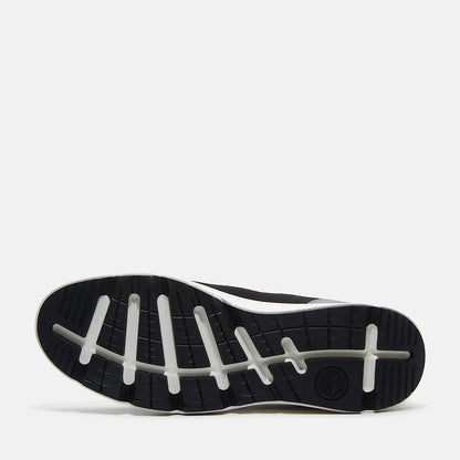 Timberland Men'S Parker Street Low Lace-Up Sneaker Black Knit