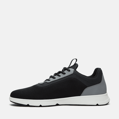 Timberland Parker Street Low Lace-Up Sneaker Black Knit Men'S