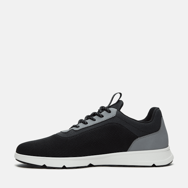 Timberland Parker Street Low Lace-Up Sneaker Black Knit Men'S