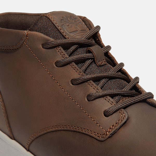 Timberland Parker Street Low Sneaker Dark Brown Full-Grain Men'S