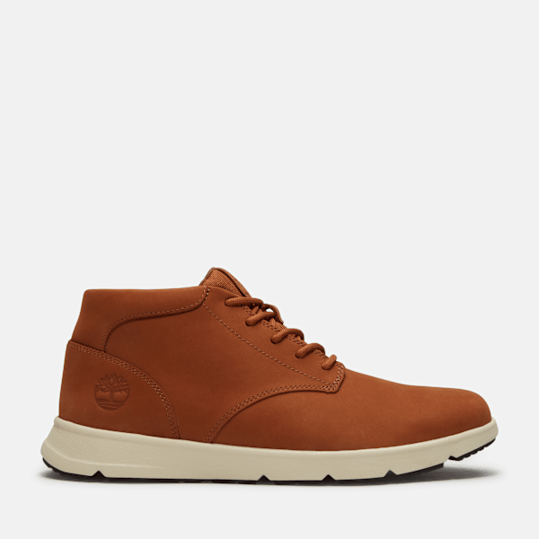 Timberland Parker Street Low Sneaker Rust Nubuck Men'S