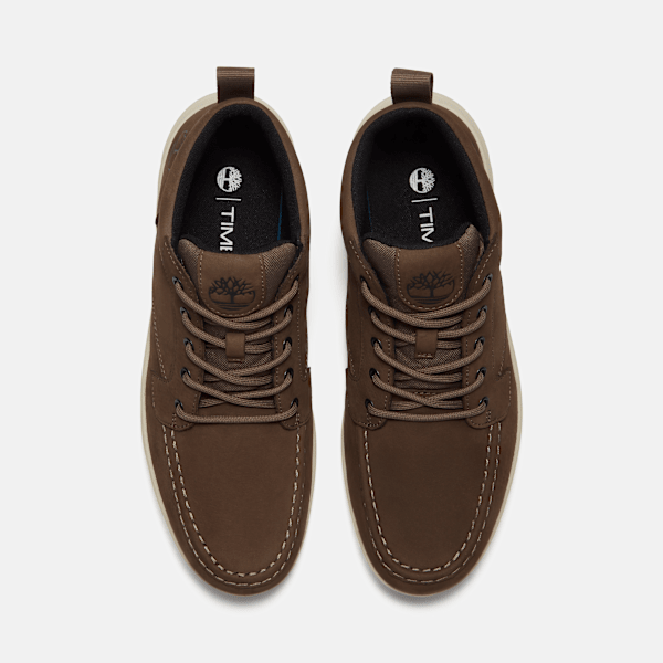Timberland Parker Street Mid Sneaker Medium Brown Nubuck Men'S