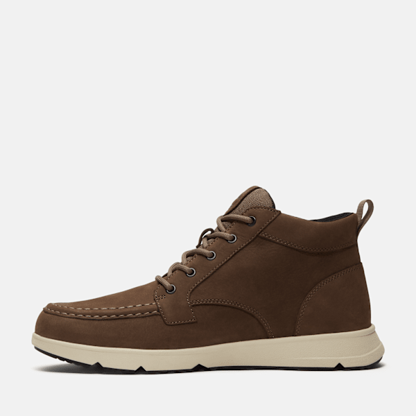 Timberland Parker Street Mid Sneaker Medium Brown Nubuck Men'S