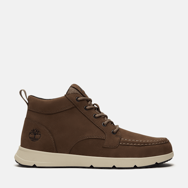 Timberland Parker Street Mid Sneaker Medium Brown Nubuck Men'S