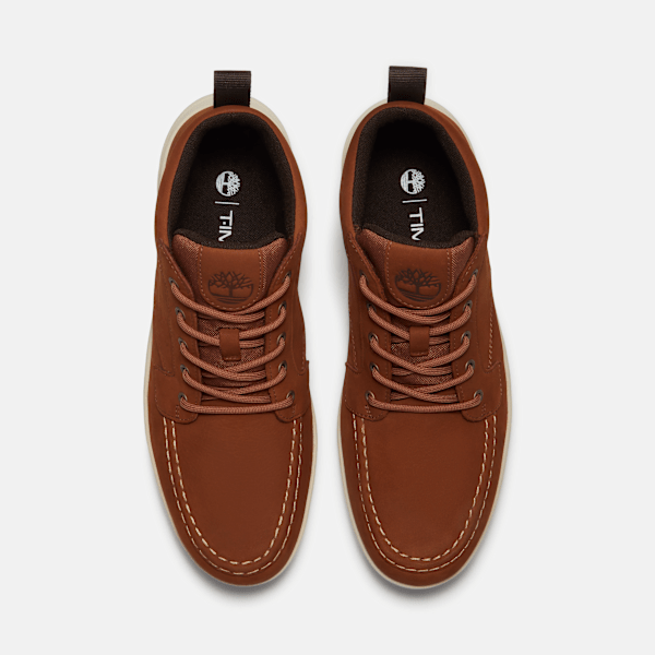 Timberland Parker Street Mid Sneaker Rust Nubuck Men'S