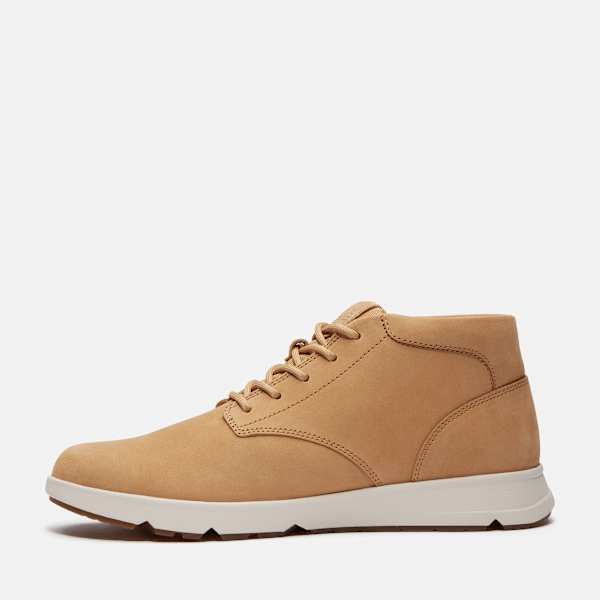 Timberland Parker Street Sneaker Medium Beige Nubuck Men'S