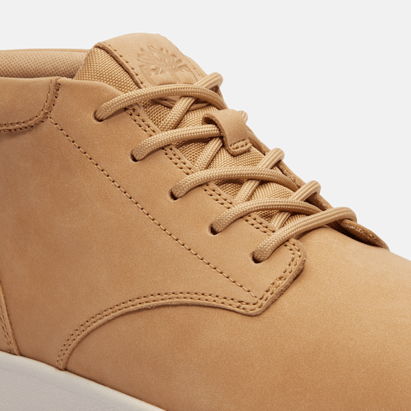 Timberland Parker Street Sneaker Medium Beige Nubuck Men'S