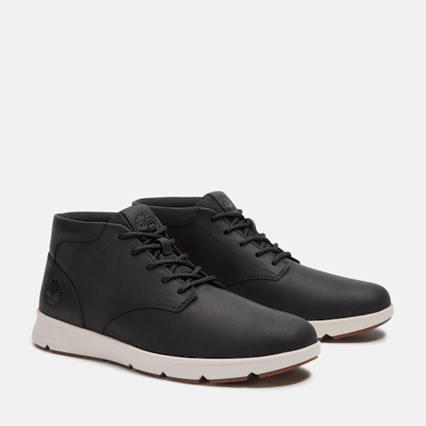 Timberland Parker Street Sneaker Black Full-Grain Men'S