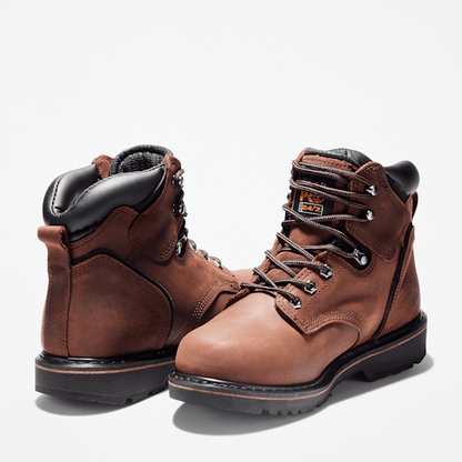 Timberland Pit Boss 6" Work Boot Brown Men'S