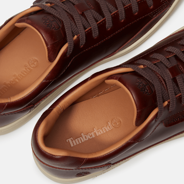 Timberland Portofino Pier Sneaker Burgundy Full-Grain Men'S