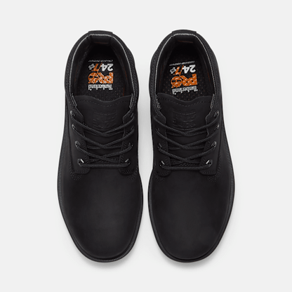 Timberland Power Shift Slip-Resistant Chukka Boot Black Full-Grain Men'S