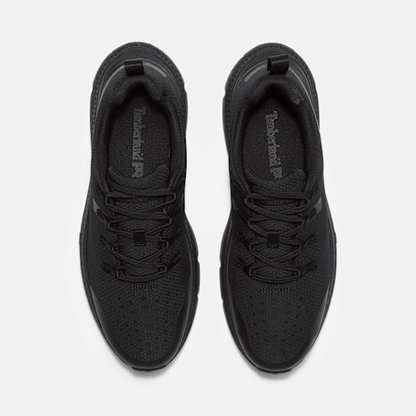 Timberland Power Shift Slip-Resistant Hospitality Work Sneaker Black Ripstop Nylon Men'S